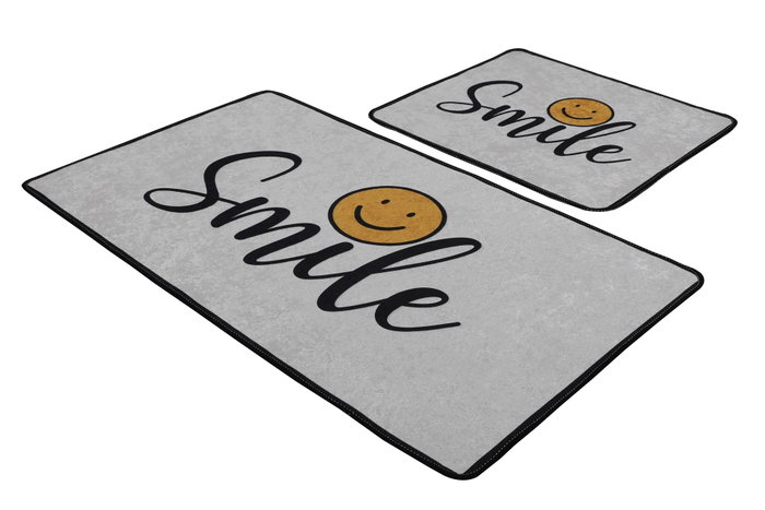 Mijölnir Smile Djt Juego de Alfombras de Baño Multicolor Mijölnir Smile Djt Juego de Alfombras de Baño Multicolor